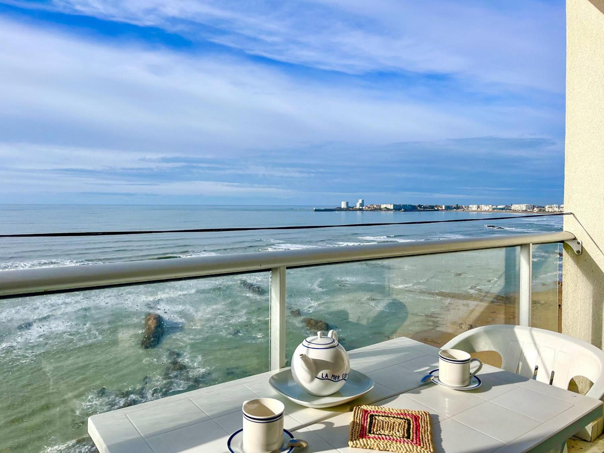Joli Appartement Avec Vue Imprenable Sur La Baie Des Sables - 4 Pers Les Sables-dʼOlonne Kültér fotó